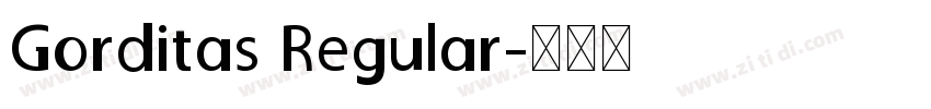 Gorditas Regular字体转换